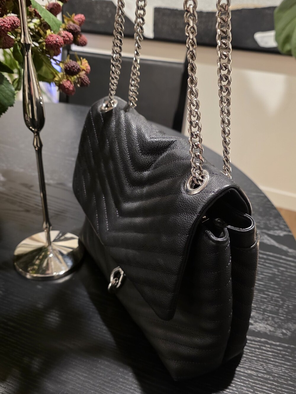 Rebecca Minkoff Medium Quilted Edie Flap - Picture 7 of 10